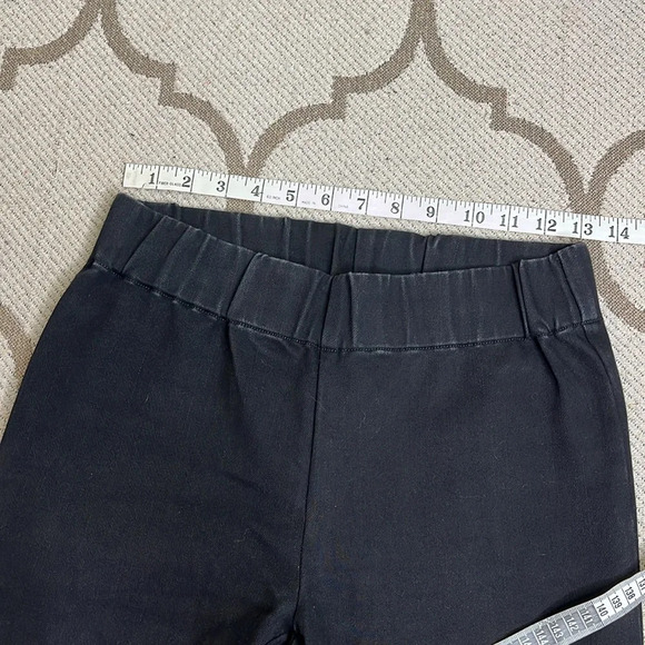 Soft Surroundings black pull on elastic waistband stretch denim Slim Leg Jeans - Picture 6 of 11